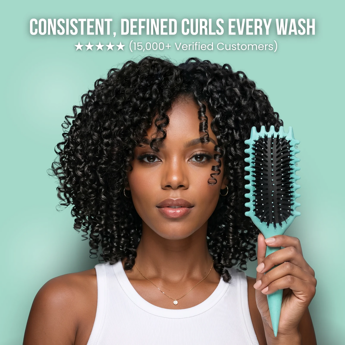 5-in-1 Detangling Curl Brush – Smooth Hair, Less Pulling