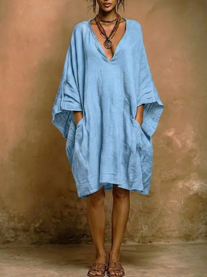 ✨Loose-fit Casual Linen And Cotton Dress
