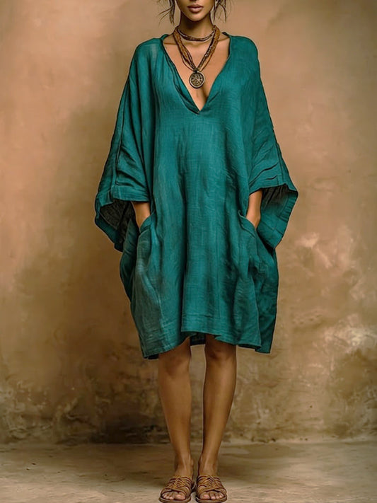 ✨Loose-fit Casual Linen And Cotton Dress