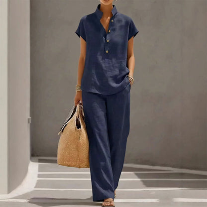 ✨2026 New Arrivals 50% OFF💥Women’s Solid Color 2-Piece Set – Casual, Comfortable, Versatile 👖
