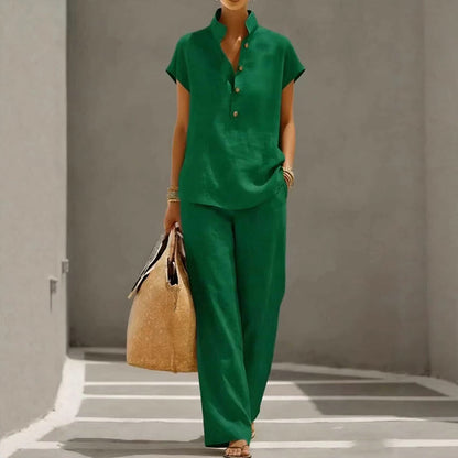 ✨2026 New Arrivals 50% OFF💥Women’s Solid Color 2-Piece Set – Casual, Comfortable, Versatile 👖