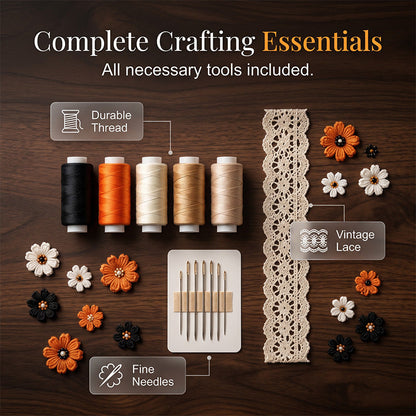 💀🧵 Skeleton bride craft kit – complete, detailed, perfect for Halloween decor!