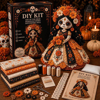 💀🧵 Skeleton bride craft kit – complete, detailed, perfect for Halloween decor!