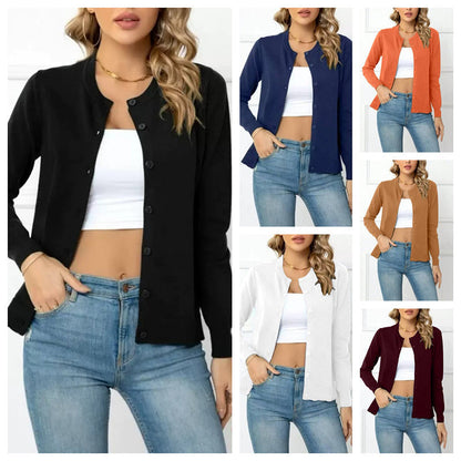 🎉 2026 Sale — Over 50,000 Sold!💞  Women's Classic Crew Neck Cardigan