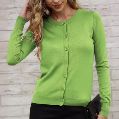 🎉 2026 Sale — Over 50,000 Sold!💞  Women's Classic Crew Neck Cardigan