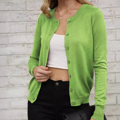🎉 2026 Sale — Over 50,000 Sold!💞  Women's Classic Crew Neck Cardigan